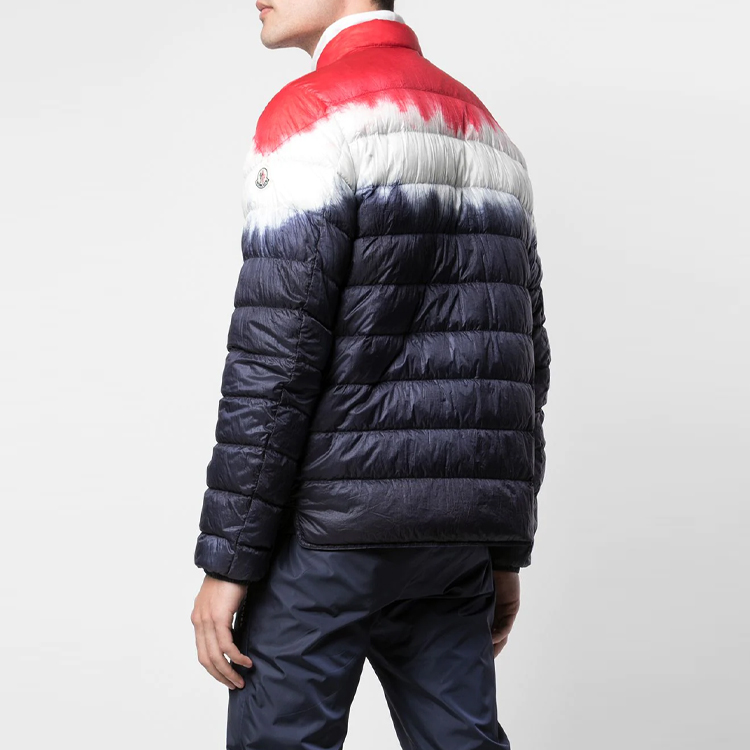 Moncler Casual Tie-Dye Down Jacket Navy Blue. F10911A50760539T0776 圖 4