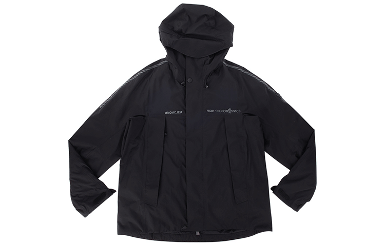 Moncler Casual Zip-Up Hooded Jacket Black 42206C0235IW999