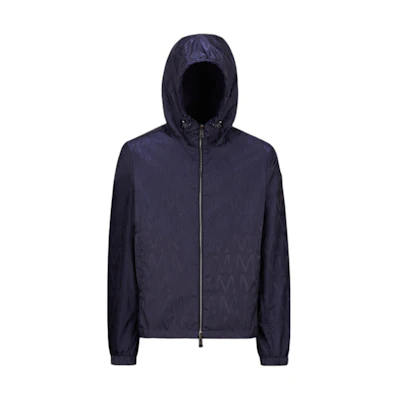 Moncler Casual Zip-Up Hoodie Jacket Navy Blue J10911A00148597MJF77