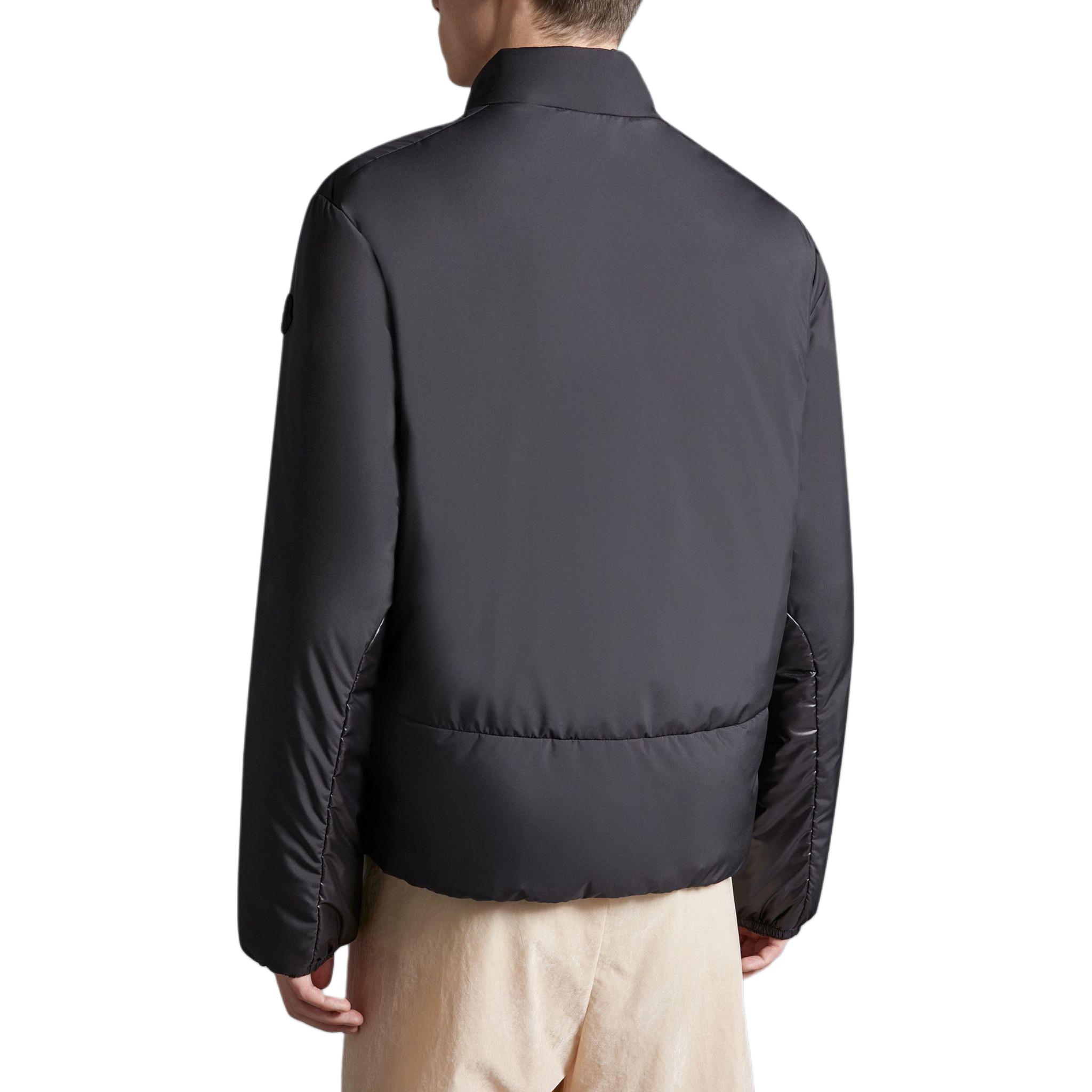 Shop Moncler CAYO Jaket Puff Hitam Unisex Lengan Panjang Zip-Up Kasual. J10911A0004154A81999