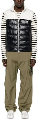 Moncler Cerces FW24 Chaleco Negro Acolchado Unisex Invierno Sin Mangas. J10911A00058595ZJ778 Lookbook Moncler Cerces FW24 Chaleco Negro Acolchado Unisex Invierno Sin Mangas. J10911A00058595ZJ778
