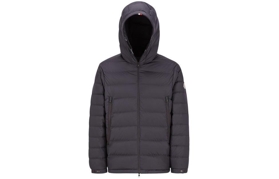 Moncler Chambeyron Short Quilted Hooded Down Jacket Unisex Navy Blue. J10911A0001054A81778