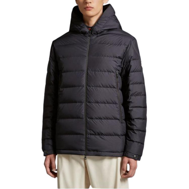 Moncler Chambeyron Short Quilted Hooded Down Jacket Unisex Navy Blue. J10911A0001054A81778 圖 3