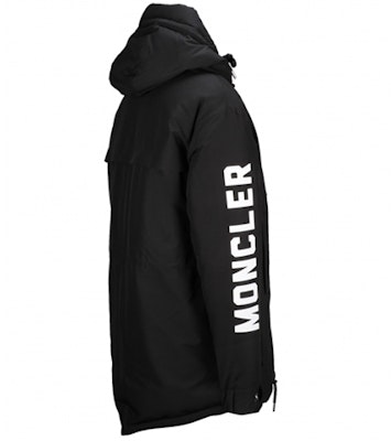 Moncler Charnier 黑色中性連帽大衣外套 4236005C0078 Shop Moncler Charnier 黑色中性連帽大衣外套 4236005C0078