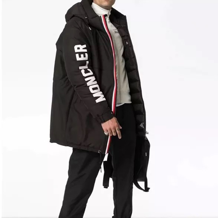 Purchase Moncler Charnier 黑色中性連帽大衣外套 4236005C0078