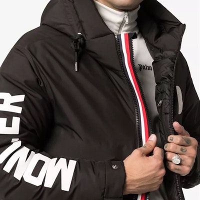 Moncler Charnier 黑色中性連帽大衣外套 4236005C0078 Details for Moncler Charnier 黑色中性連帽大衣外套 4236005C0078