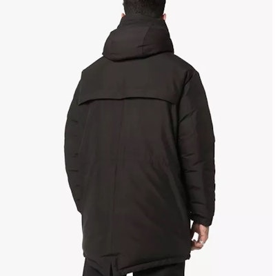 Moncler Charnier 黑色中性連帽大衣外套 4236005C0078 Cheap Moncler Charnier 黑色中性連帽大衣外套 4236005C0078