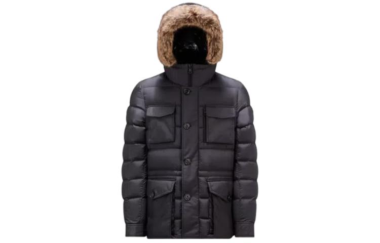 Moncler Chevreuse Short Down Jacket Unisex Black Hooded Puffer Coat. I20911B00002549SK999 圖 2