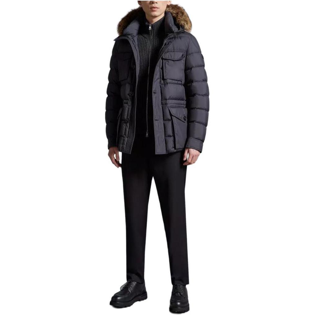Moncler Chevreuse Short Down Jacket Unisex Black Hooded Puffer Coat. I20911B00002549SK999 圖 3