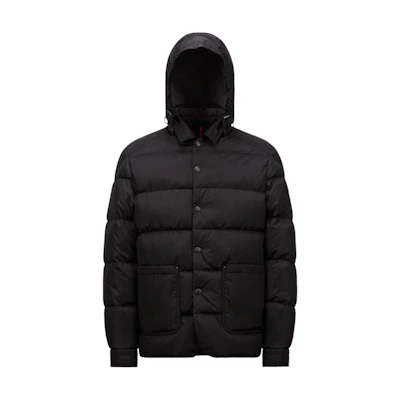 Moncler Ciareido Black Down Jacket with Detachable Hood Short Style. J20911G00027539ZD999