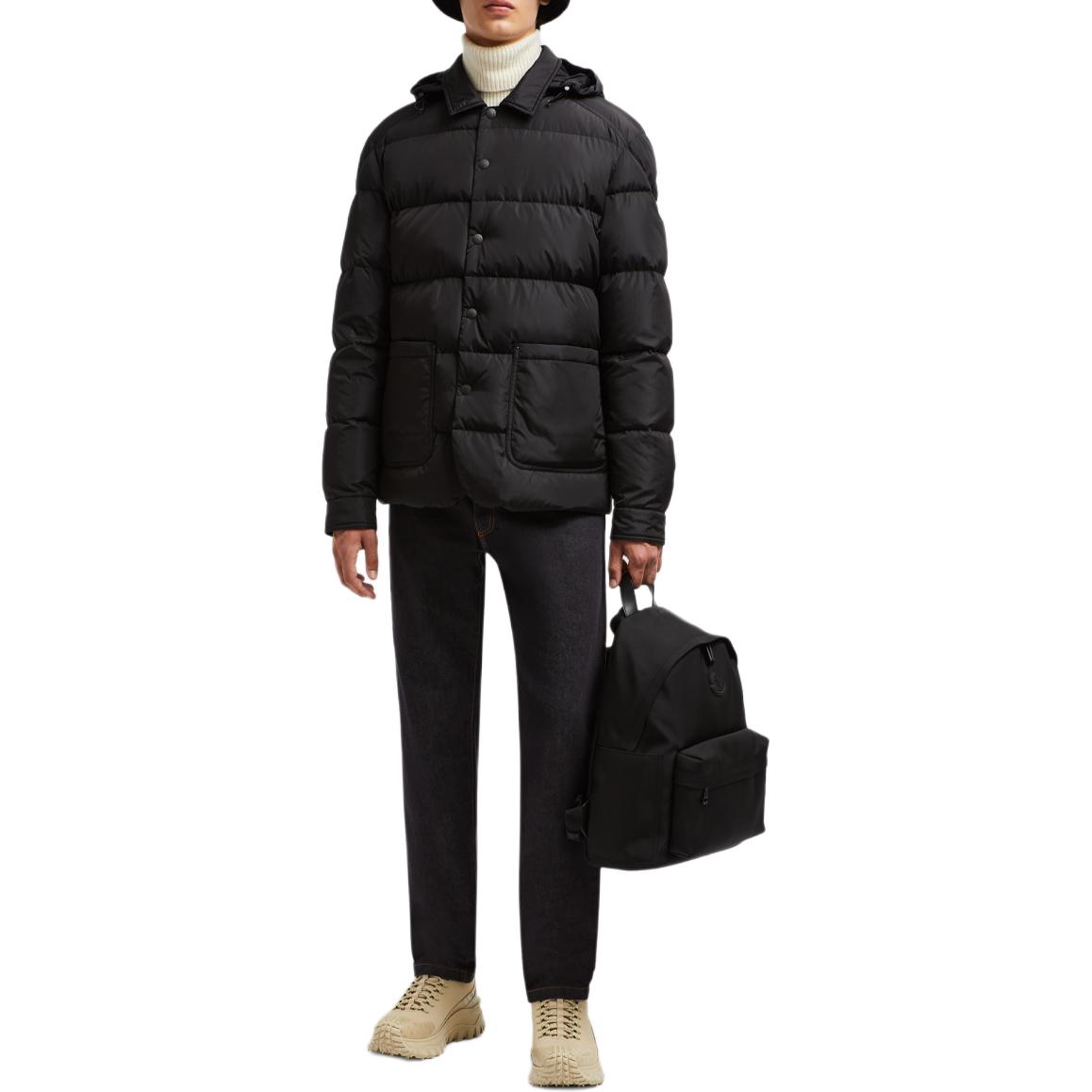 Moncler Ciareido  Black Down Jacket with Detachable Hood Short Style. J20911G00027539ZD999 圖 3