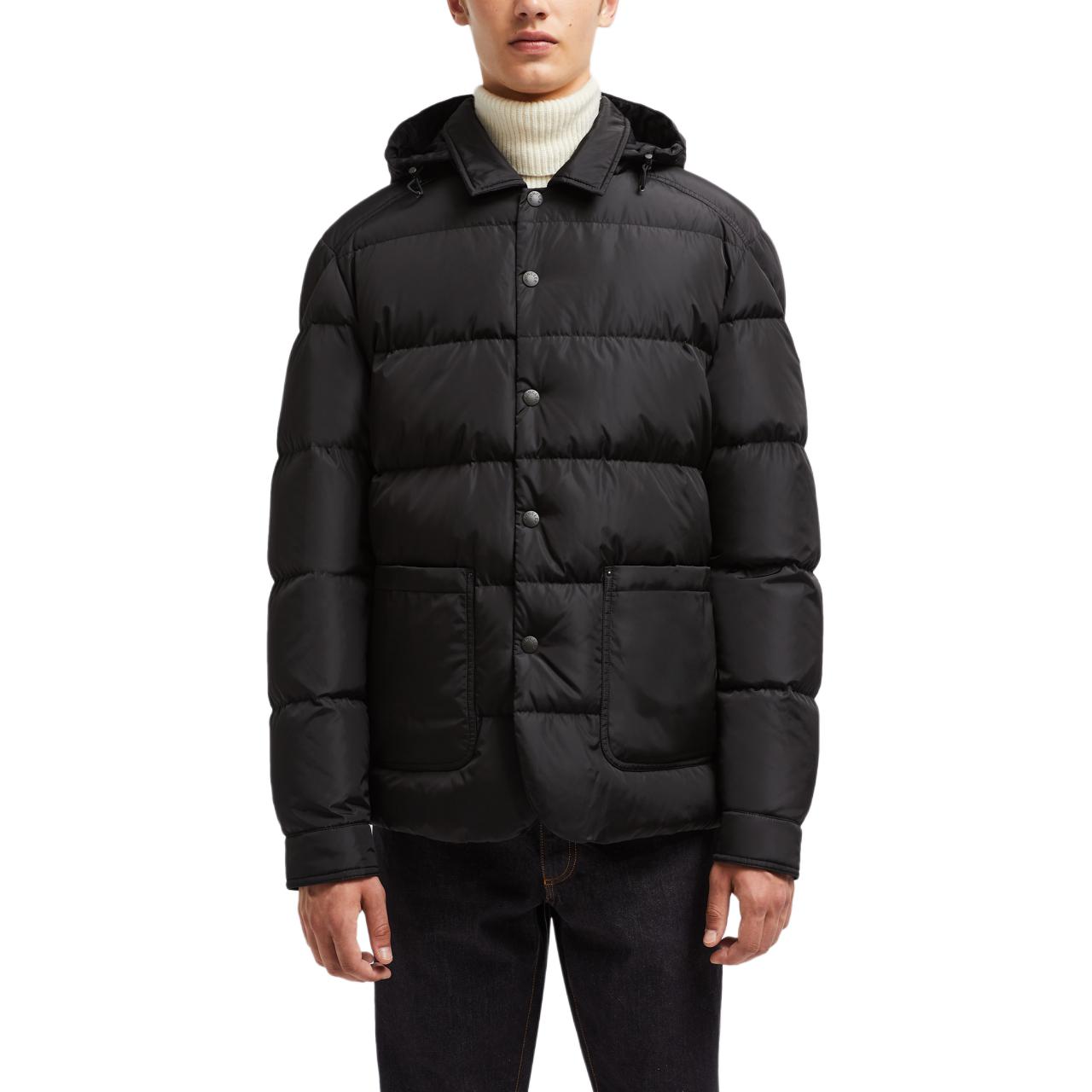 Moncler Ciareido  Black Down Jacket with Detachable Hood Short Style. J20911G00027539ZD999 圖 4