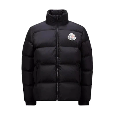 Moncler Citala FW24 Unisex Short Down Jacket with Logo Patch - Black. J20911A000745396L999