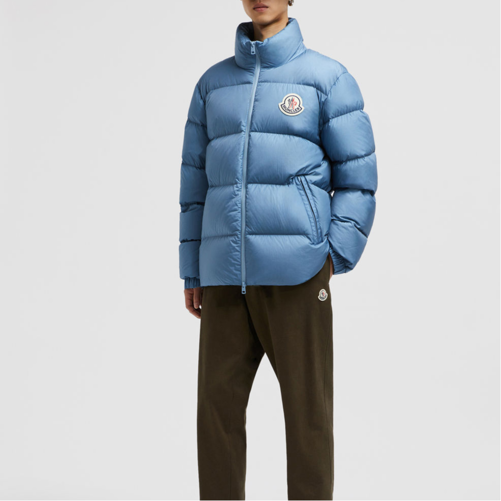 Purchase Moncler Citala 系列 FW24 浅蓝色轻羽绒外套 男女通用 带徽标贴牌 J20911A000745396L71G