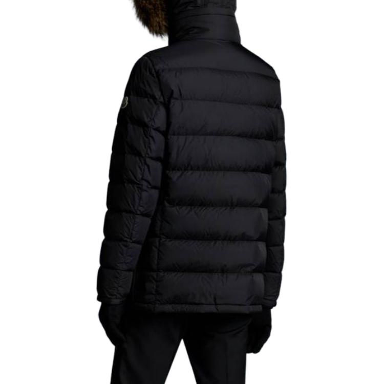 Purchase Jaket Hoodie Moncler CLUNY Unisex Hitam dengan Logo dan Ritsleting. I20911B5250268352999