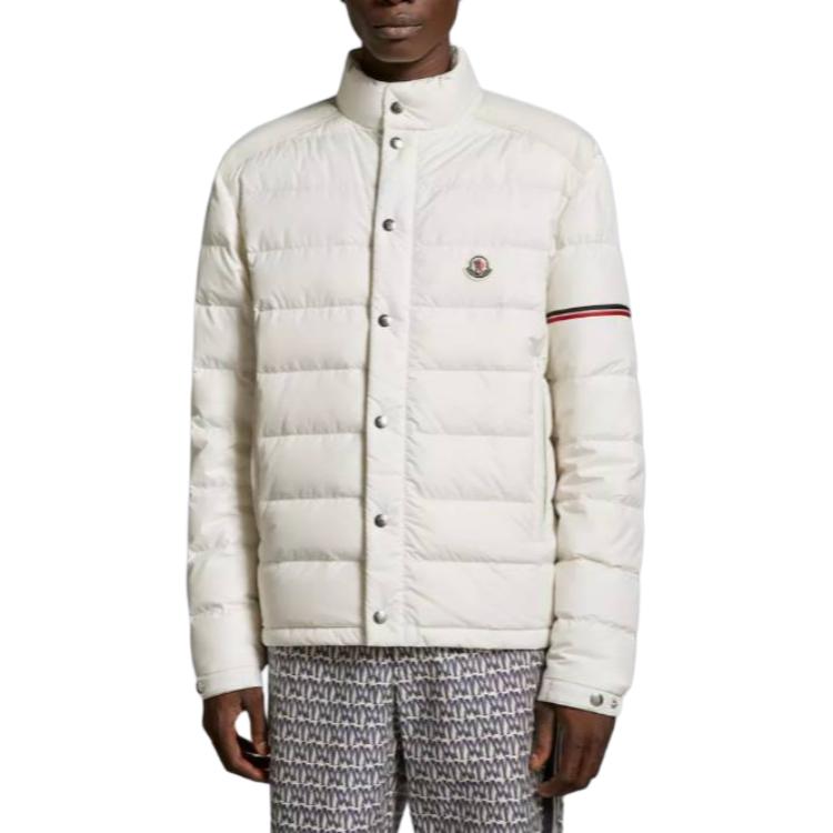 Moncler Colomb Badge Stand Collar Long Sleeve Down Jacket Unisex J10911A0001354A81034 圖 4