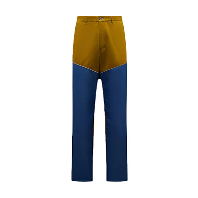 Moncler Color Block Straight Fit Casual Pants Blue . 0922A00003539JJ782