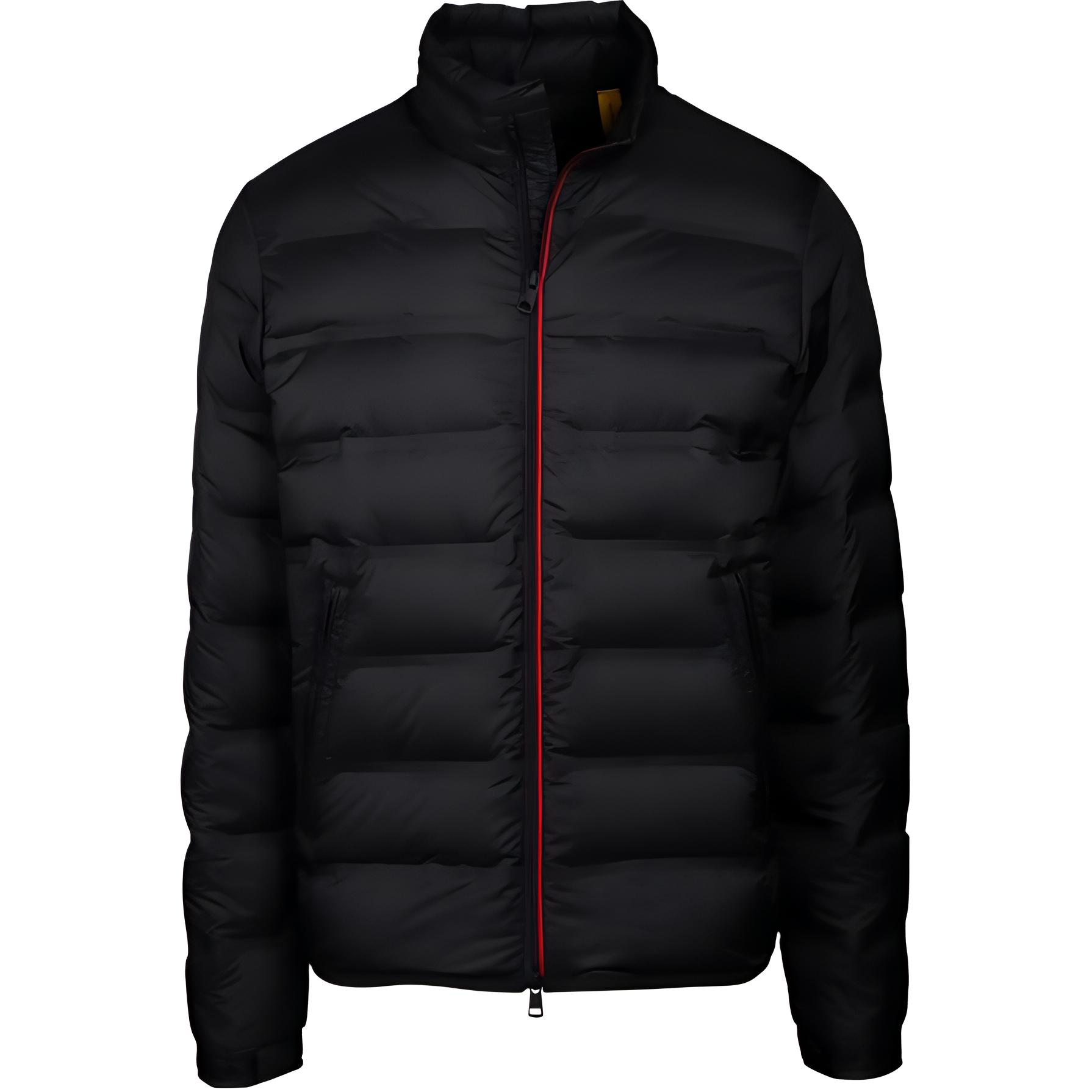 Moncler Colorblock Stand-Collar Puffer Jacket Black G10921A5444057425999