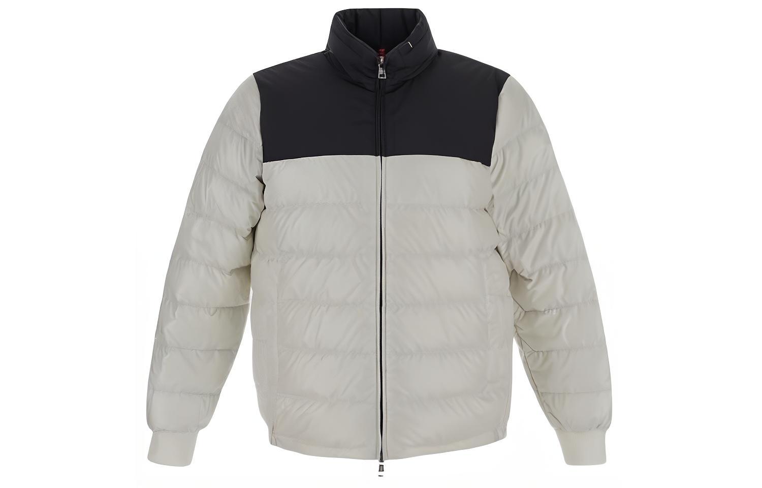 Moncler Colorblock Zip-Up Down Jacket Unisex J10911A00004595ZJ034