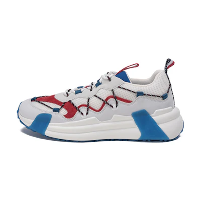 Moncler Compassor Low 'White Red Blue'