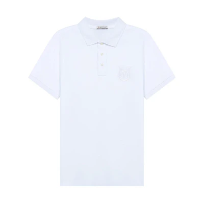 Moncler Cotton Solid Slim Fit Polo Shirt. 8A7290084556001