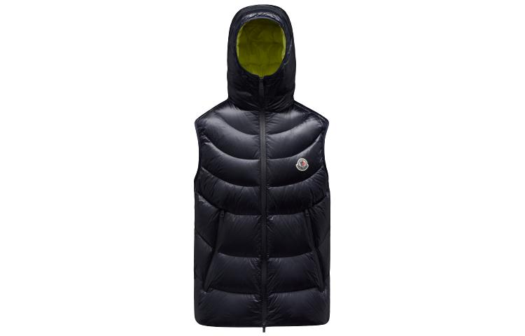 Moncler Demy Down Logo Vest for Men - Midnight Blue. 1A00069595CF742 圖 2