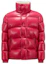 Order Moncler Dervox FW23 Jaket Puffer Ringan Unisex Pink dengan Logo dan Kerah Tinggi. I20911A00165595GJ560