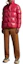 Lookbook Moncler Dervox FW23 Jaket Puffer Ringan Unisex Pink dengan Logo dan Kerah Tinggi. I20911A00165595GJ560
