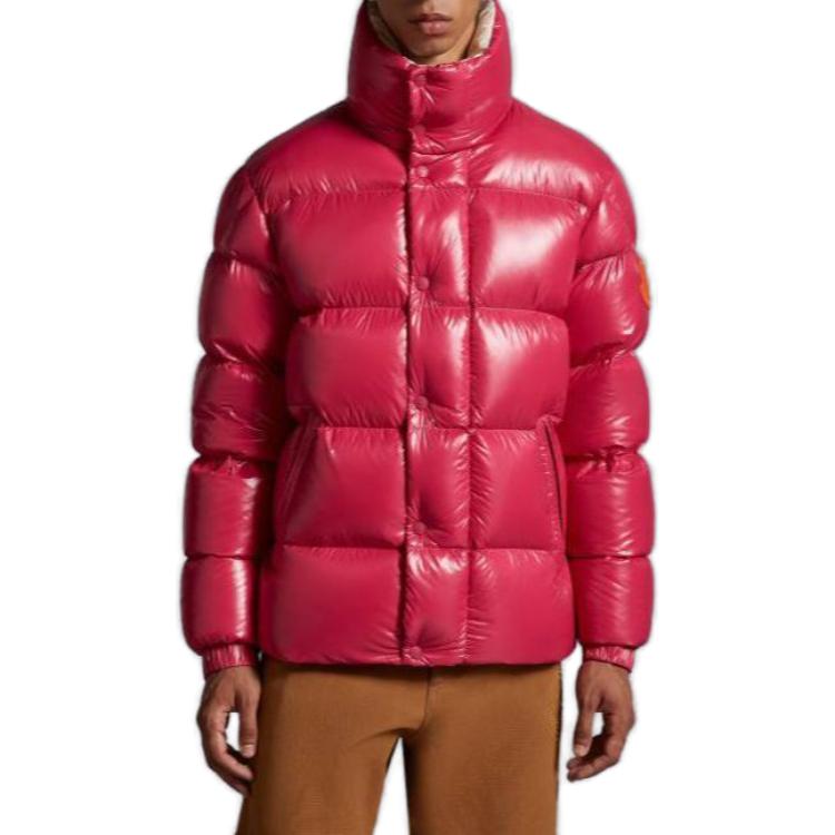 Moncler Dervox FW23 Pink Lightweight Puffer Jacket Unisex with Logo High Collar. I20911A00165595GJ560 圖 4