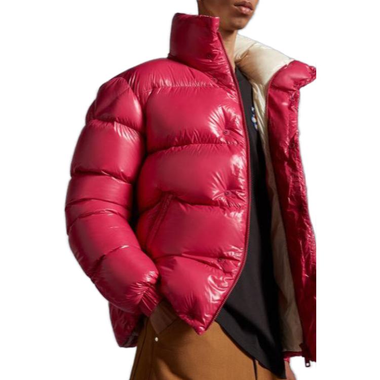 Moncler Dervox FW23 Pink Lightweight Puffer Jacket Unisex with Logo High Collar. I20911A00165595GJ560 圖 5