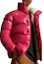 Purchase Moncler Dervox FW23 Jaket Puffer Ringan Unisex Pink dengan Logo dan Kerah Tinggi. I20911A00165595GJ560