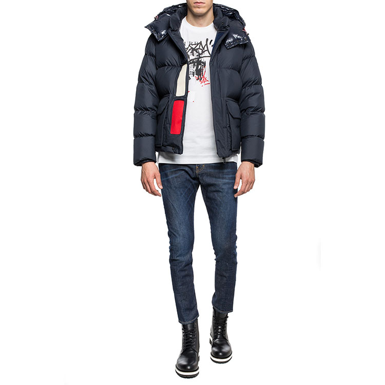 Moncler Detachable Hood Down Jacket Unisex in Dark Blue D20914133785549SM778 圖 4