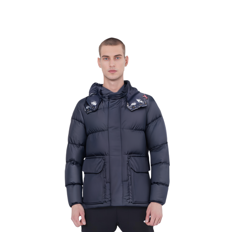 Moncler Detachable Hood Down Jacket Unisex in Dark Blue D20914133785549SM778 圖 7