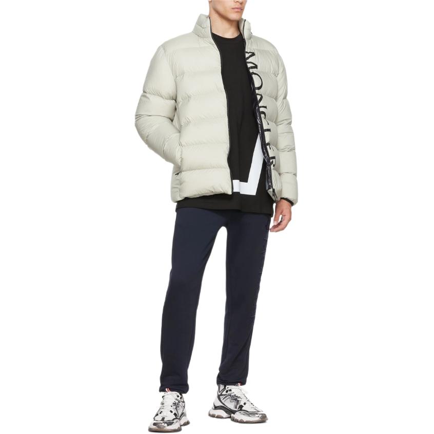 Details for Moncler Dieng FW22 Logo Printed Puffer Jacket  White H20911A0017853333901