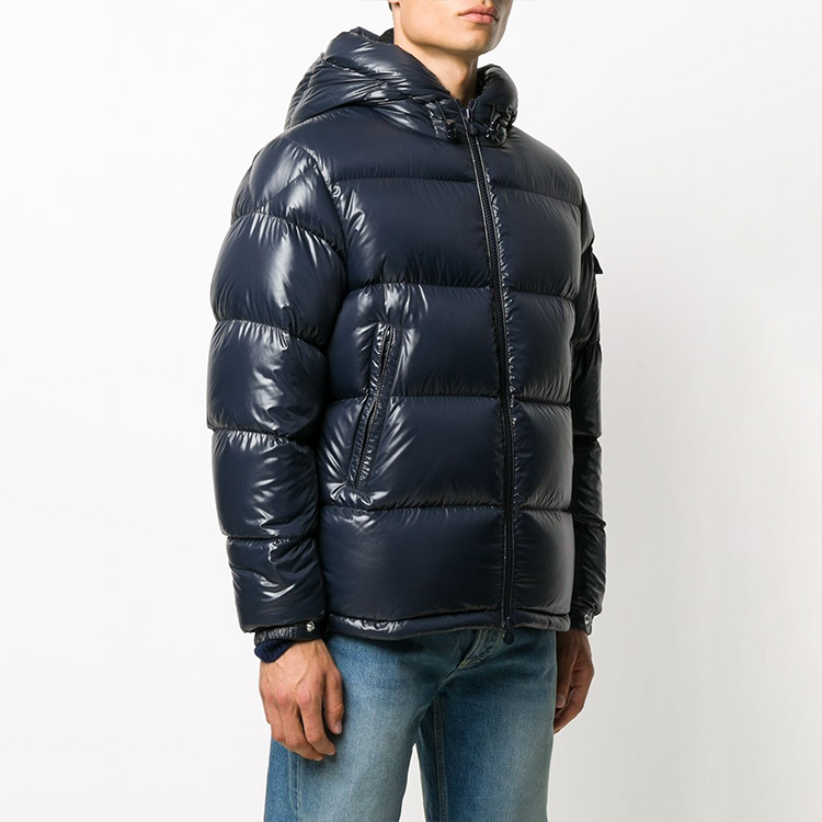 Moncler Ecrins Blue Hooded Down Jacket F20911A5450068950742 圖 4