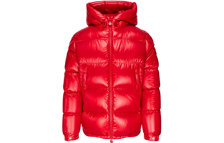 Moncler Ecrins Classic Arm Logo Red Winter Down Jacket 0911A5450068950455 圖 2