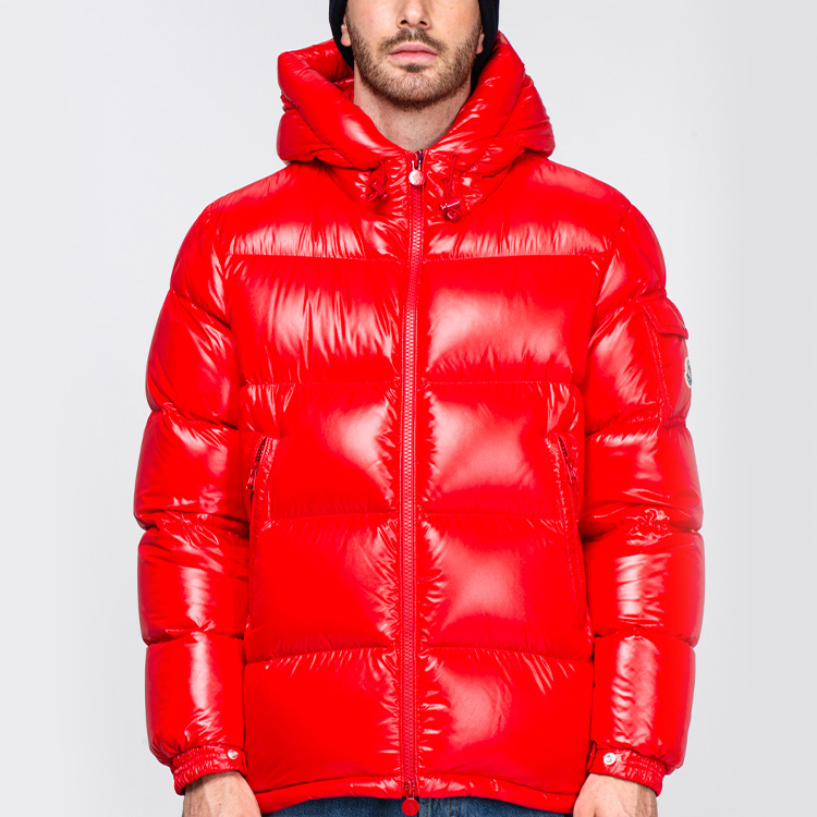 Moncler Ecrins Classic Arm Logo Red Winter Down Jacket 0911A5450068950455 圖 5