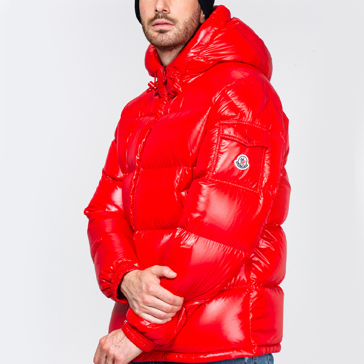 Moncler Ecrins Classic Arm Logo Red Winter Down Jacket 0911A5450068950455 圖 6