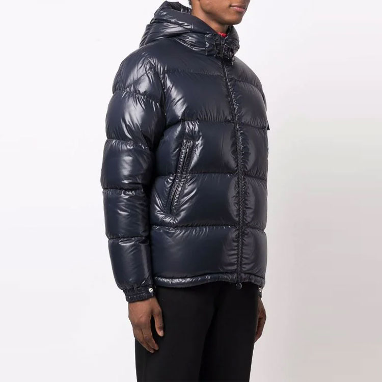 Moncler Ecrins FW21 Unisex Blue Hooded Down Jacket with Zipper G20911A0016868950742 圖 4