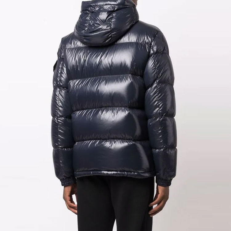 Moncler Ecrins FW21 Unisex Blue Hooded Down Jacket with Zipper G20911A0016868950742 圖 5
