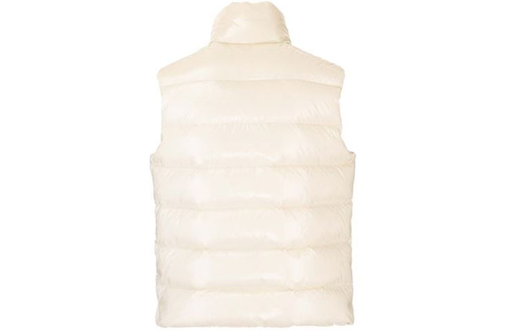 Moncler Ecrins SS21 Quilted Down Jacket with Logo Patch Beige Mens. 1A545006895080T 圖 3