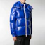 Shop Moncler Jaket Musim Dingin Hoodie Down Biru Elektrik F20911B580006895073L