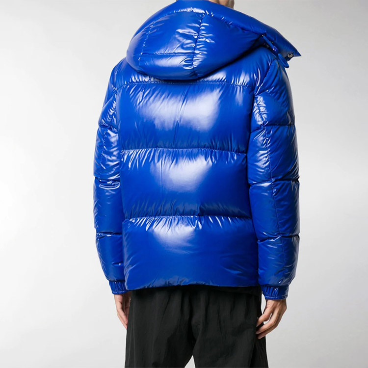 Purchase Moncler Jaket Musim Dingin Hoodie Down Biru Elektrik F20911B580006895073L