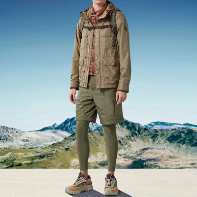 Moncler 浮雕連帽口袋外套 米色外套 J10971B0000154A3E226 Lookbook Moncler 浮雕連帽口袋外套 米色外套 J10971B0000154A3E226