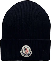 Order Moncler 刺繡Logo針織毛帽 男女通用 藍色 H20913B70500A9342742