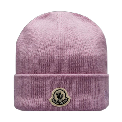 Moncler Embroidered Logo Wool Knit Beanie Unisex Warm Hat. H209U3B00002M1115502