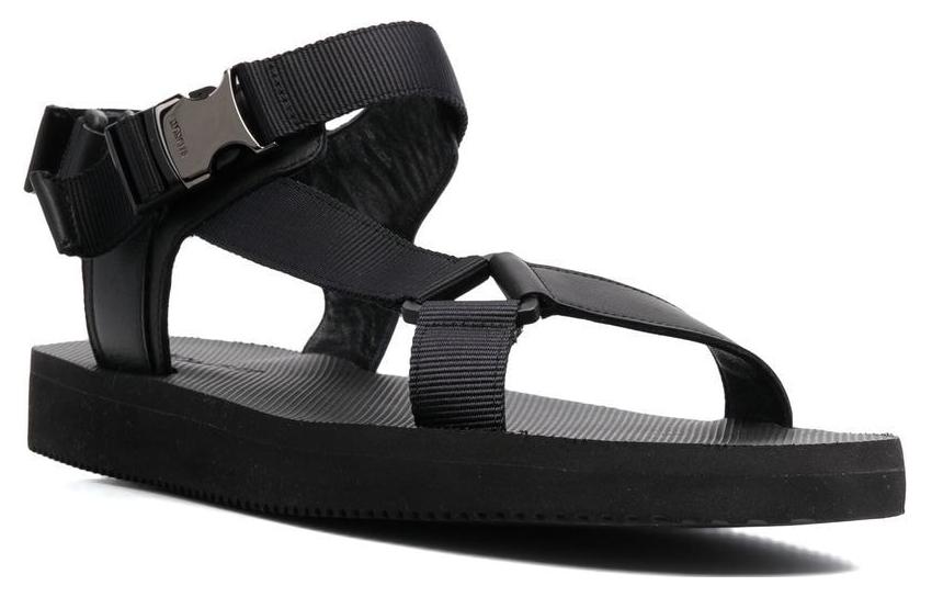 Order Sandalia de Moda Moncler con Hebilla y Punta Redonda 'Negra'. H109A4L00050M1657999