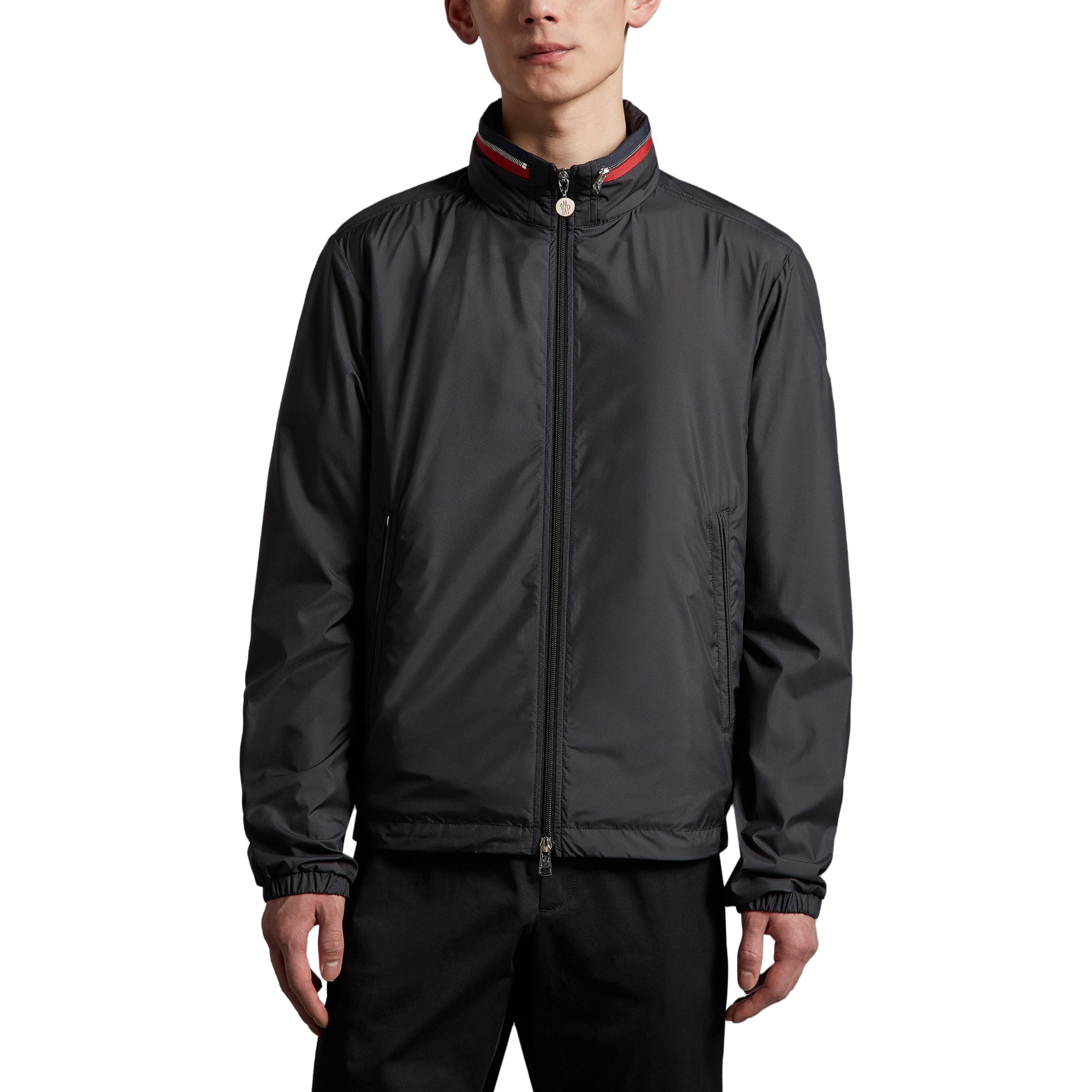 Lookbook Moncler FARLAK 黑色連帽拉鍊外套 I10911A0016154A81999