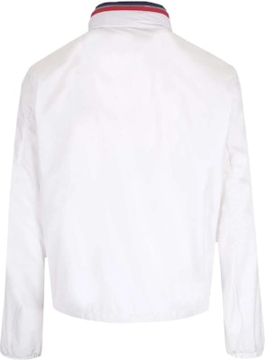 Moncler Farlak Striped Print Stand Collar Zip Jacket White I10911A0016154A81034 Lookbook Moncler Farlak Striped Print Stand Collar Zip Jacket White I10911A0016154A81034