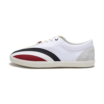 Moncler Fashion Sneakers 'White Red Yellow'